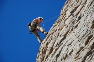 Abseiling_Looking_up